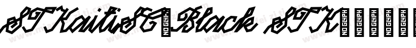 STKaitiSC-Black STK字体转换